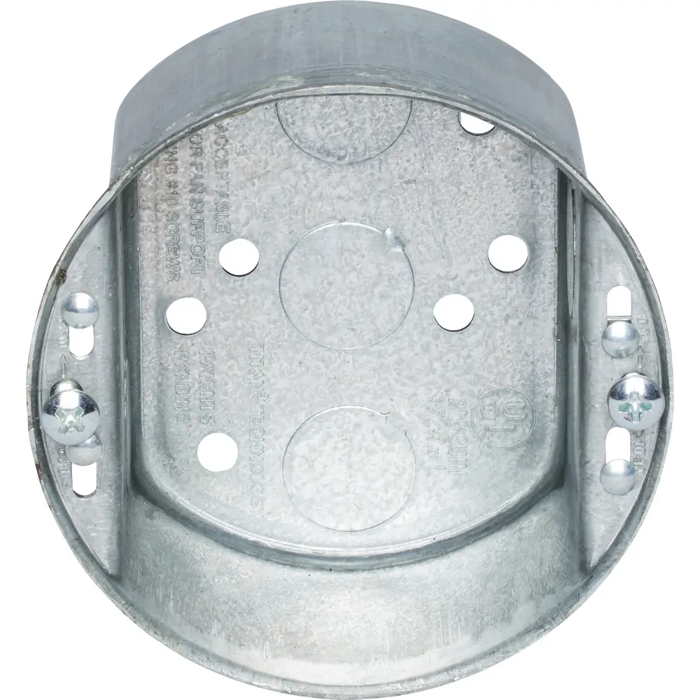 4" Fan Support Deep Box, Flush, 2-1/8" Deep 2 4" Fan Support Deep Box, Flush, 2-1/8" Deep