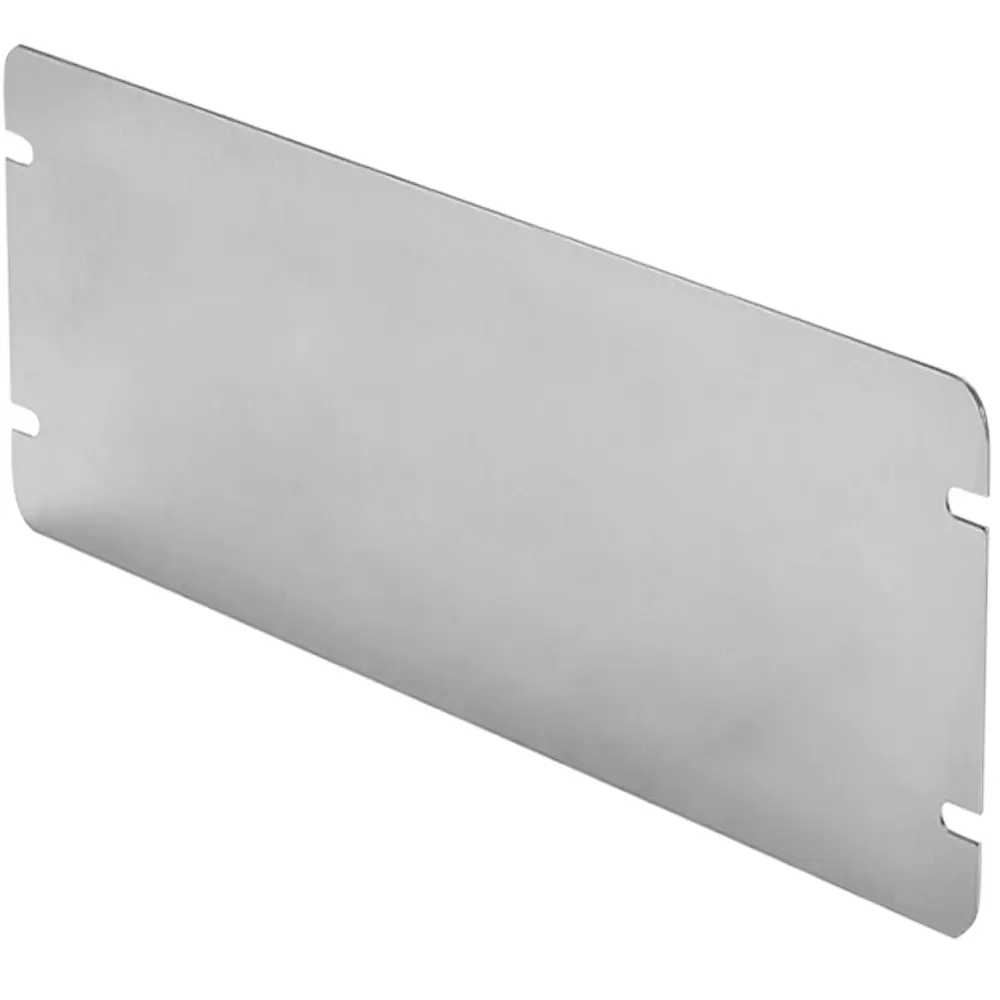 4-Gang Flat Blank Cover, Steel