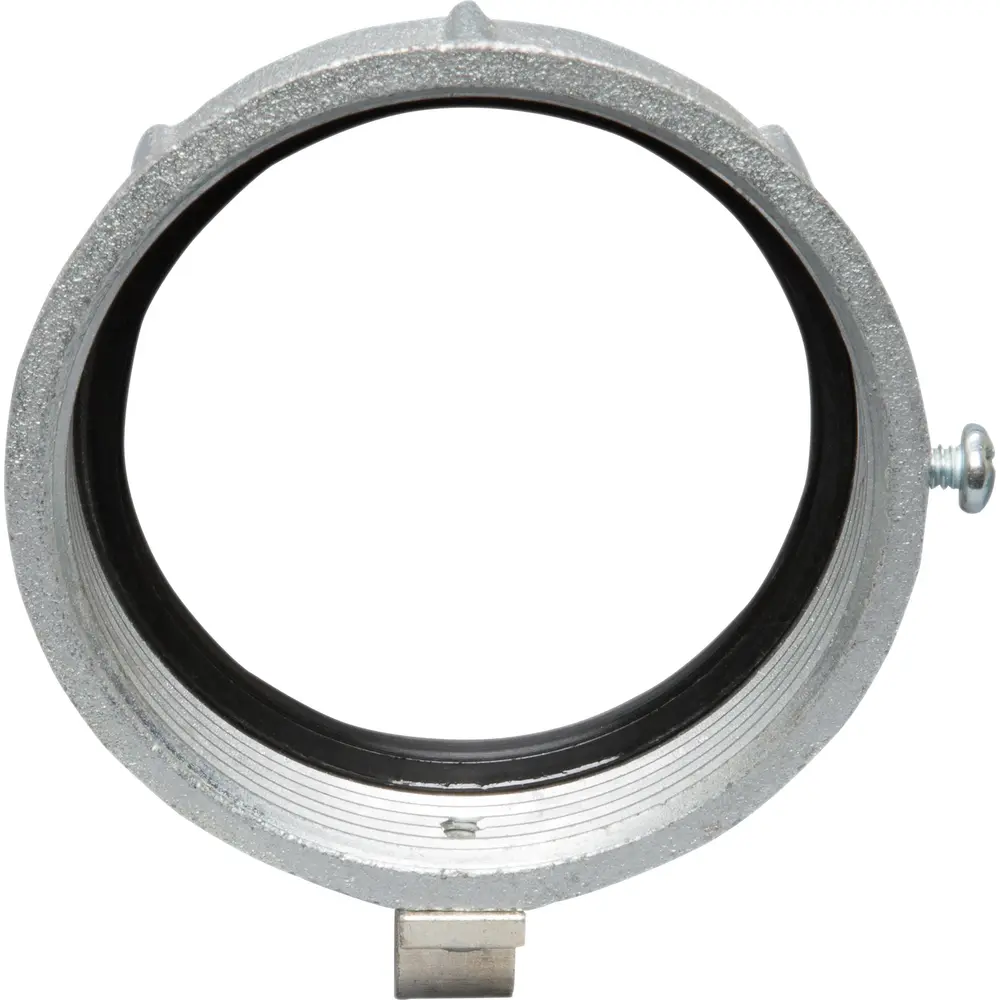 4 in. Malleable Iron Grounding Bushing, 14 - 4 AWG