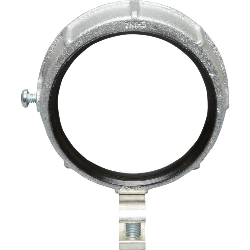 4 in. Malleable Iron Grounding Bushing, 14 - 4 AWG