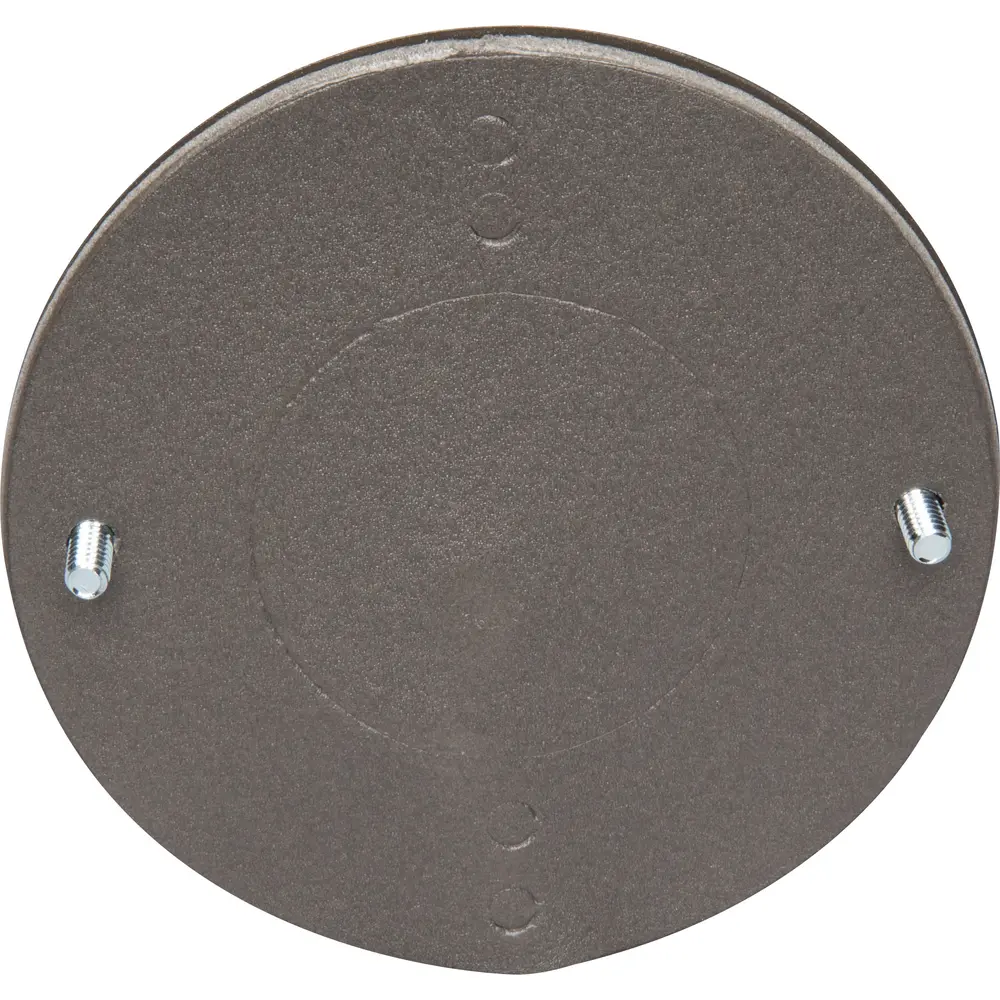 4 in. Round Weatherproof Blank Cover w/ Gasket, Bronze