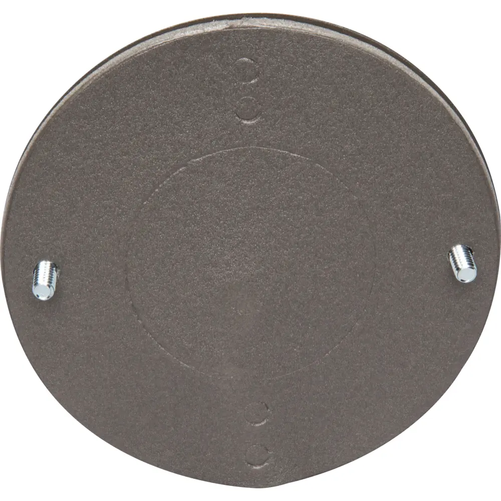 4 in. Round Weatherproof Blank Cover w/ Gasket, Bronze