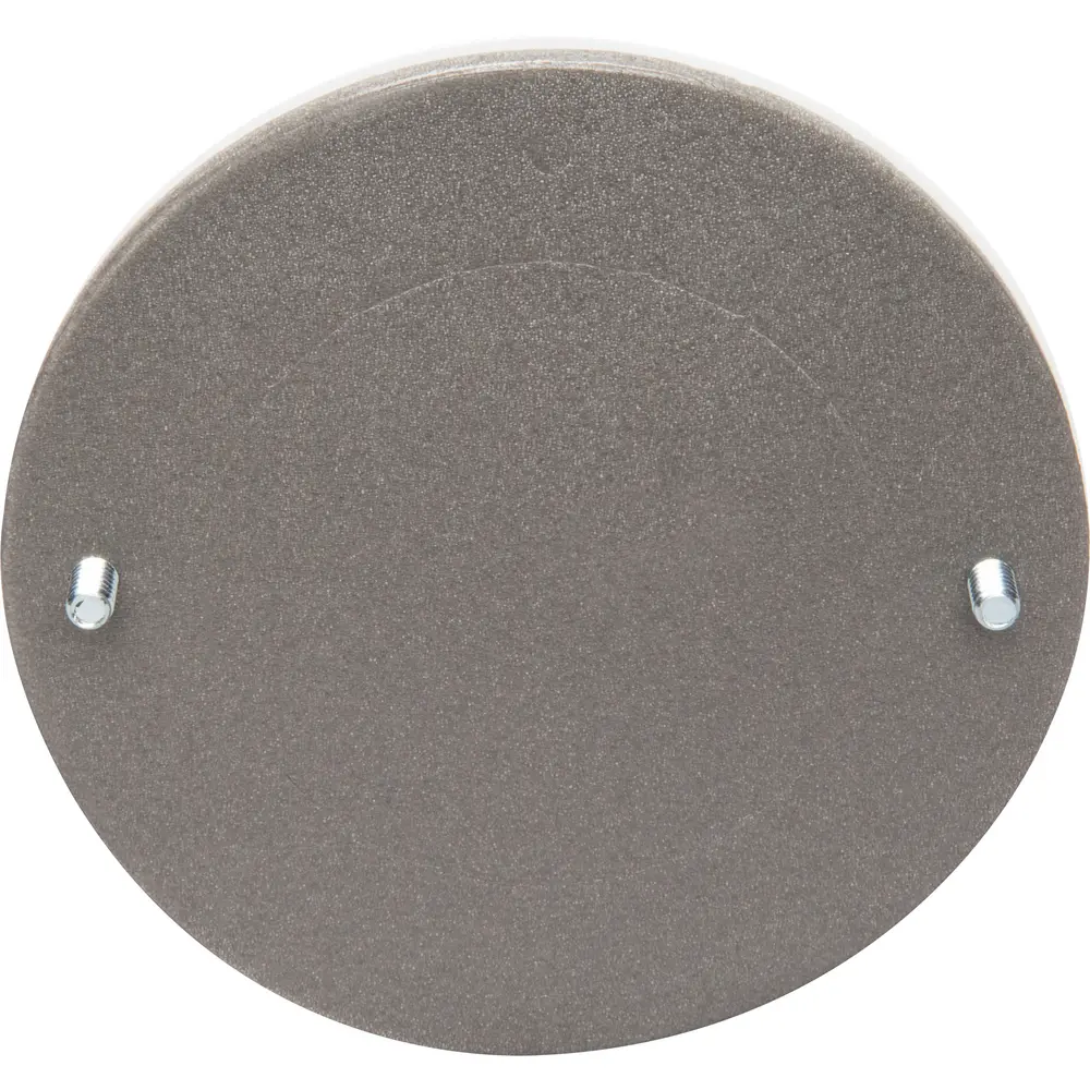 4 in. Round Weatherproof Blank Cover w/ Gasket, White