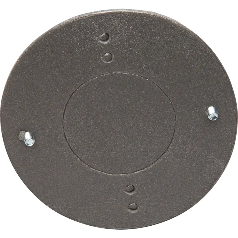 4 in. Round Weatherproof Directional Lamp Holder Cover, (3) 1/2 in., Bronze