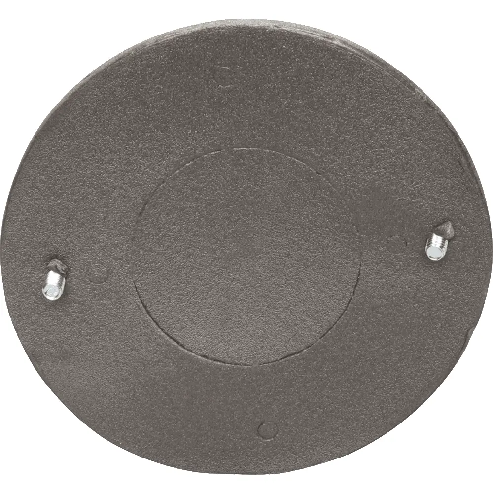 4 in. Round Weatherproof Directional Lamp Holder Cover, (3) 1/2 in., White