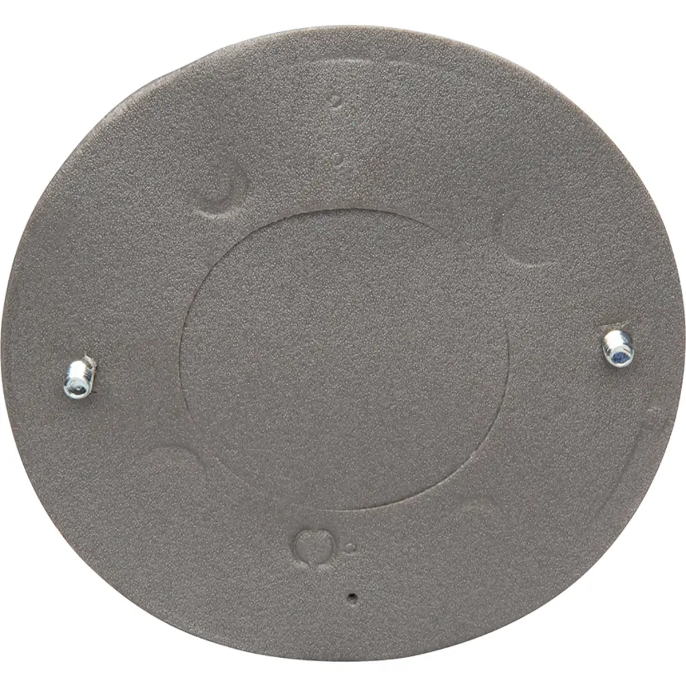 4 in. Round Weatherproof Lamp Holder Cover, (1) 1/2 in., Gray 1 4 in. Round Weatherproof Lamp Holder Cover, (1) 1/2 in., Gray