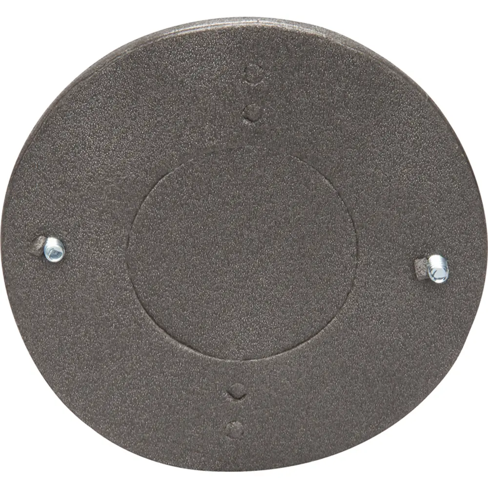 4 in. Round Weatherproof Lamp Holder Cover, (3) 1/2 in., Gray 1 4 in. Round Weatherproof Lamp Holder Cover, (3) 1/2 in., Gray