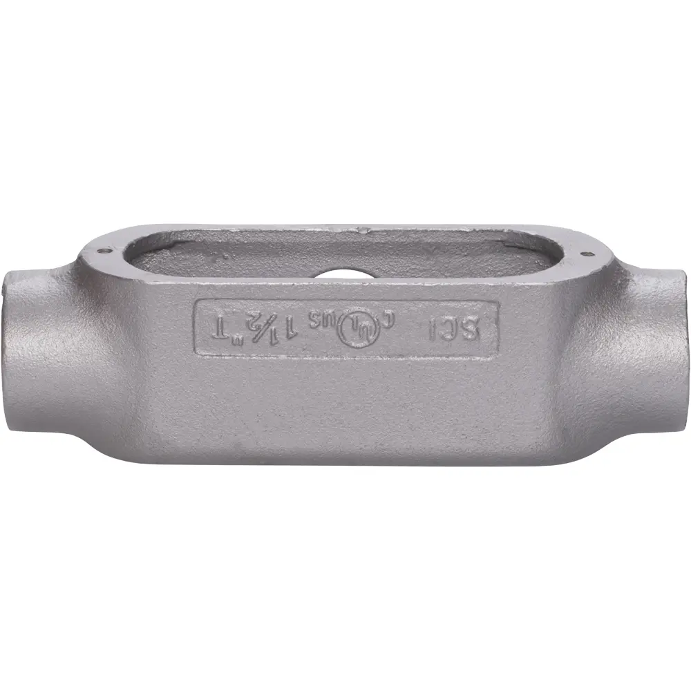 4 in. T, Conduit Body, Malleable Iron 1 4 in. T, Conduit Body, Malleable Iron