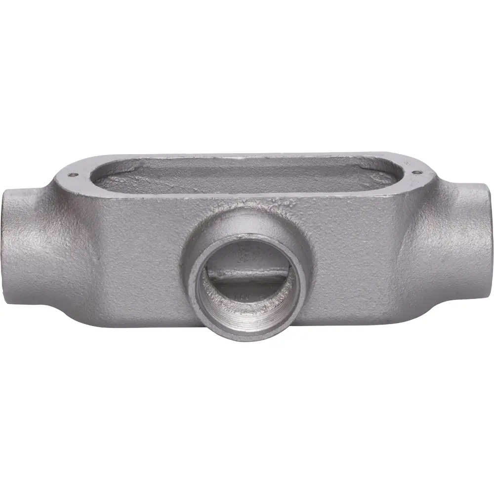 4 in. T, Conduit Body, Malleable Iron 2 4 in. T, Conduit Body, Malleable Iron