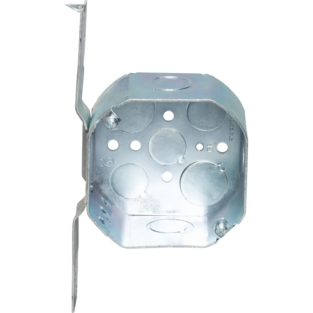 4" Octagon Box Welded, Flush, 1/2", 3/4" MKO's, 2-1/8" Deep 2 4" Octagon Box Welded, Flush, 1/2", 3/4" MKO's, 2-1/8" Deep
