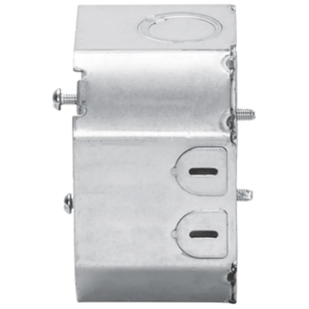 4" Octagon Box Welded w/ BX/MC Clamps, 1/2" KO's, 1-1/2" Deep