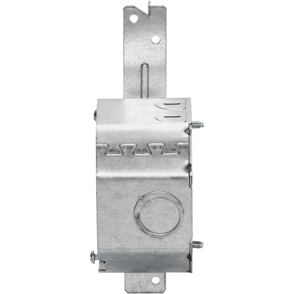 4" Octagon Box Welded w/ BX/MC Clamps, Flush, 1/2" KO's, 2-1/8" Deep