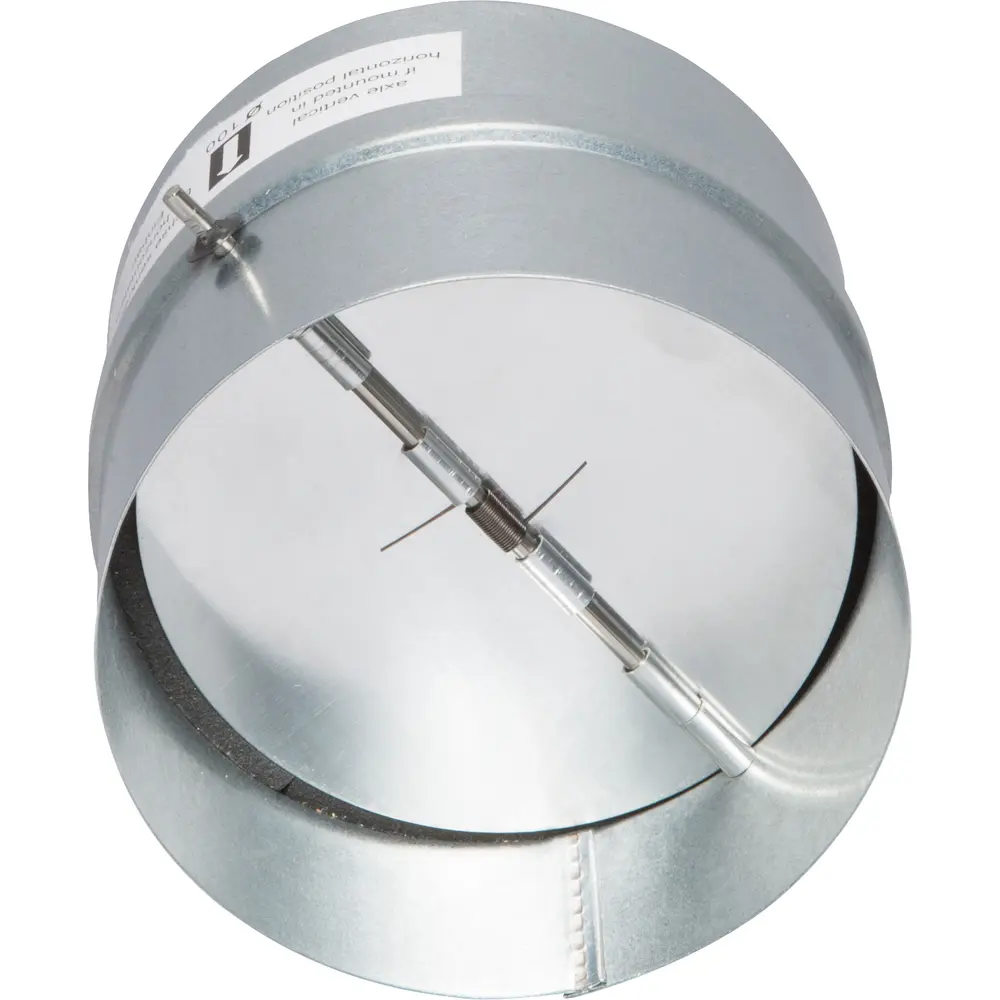 4" Round Metal Backdraft Damper