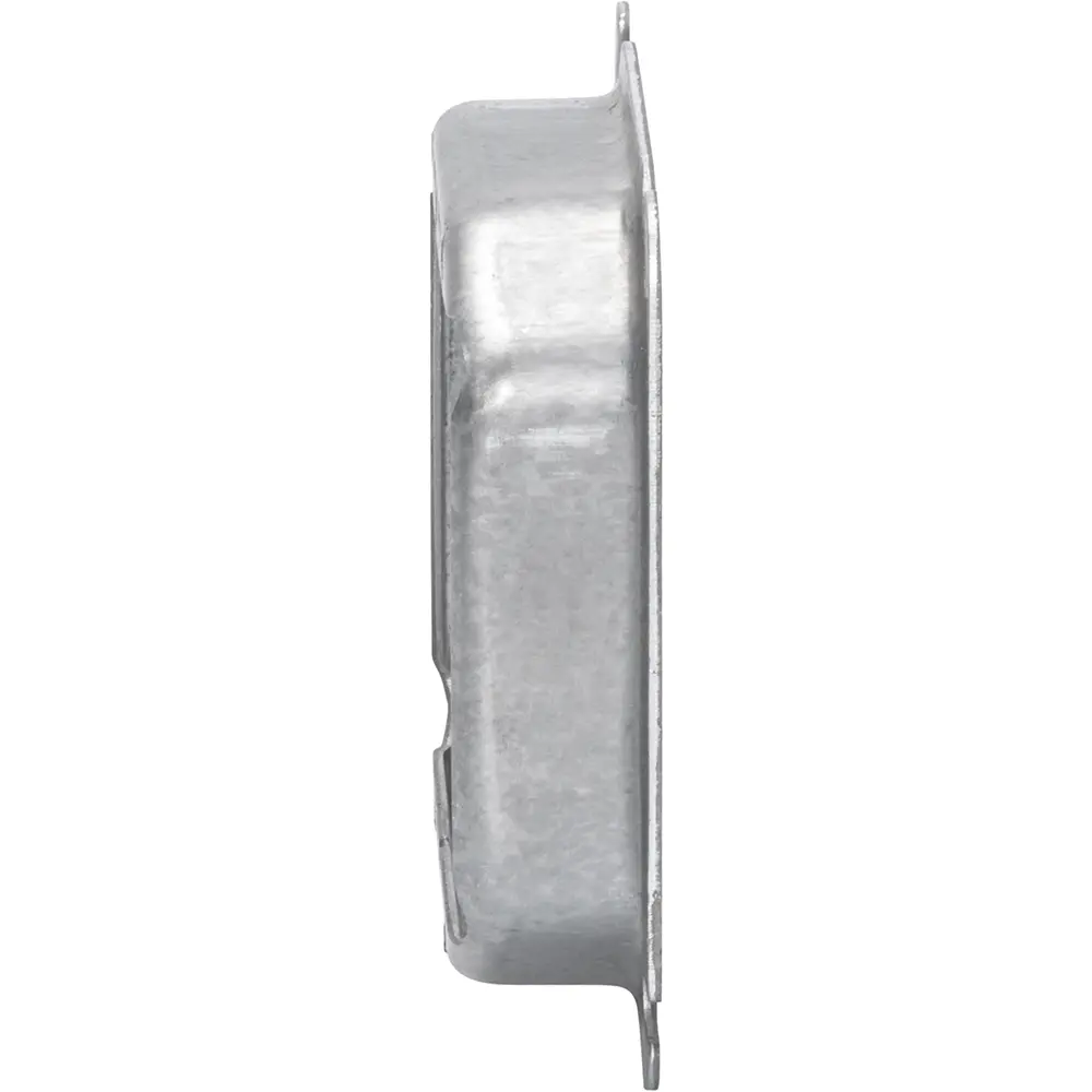 4" Square 2 Gang Device Ring, 1" Raised, 11.8 Cu. In.