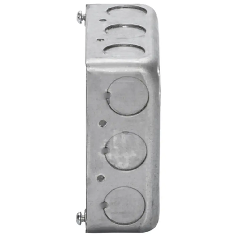 4" Square Box Extension w/ 1/2" KO, 1-1/2" Deep 3 4" Square Box Extension w/ 1/2" KO, 1-1/2" Deep