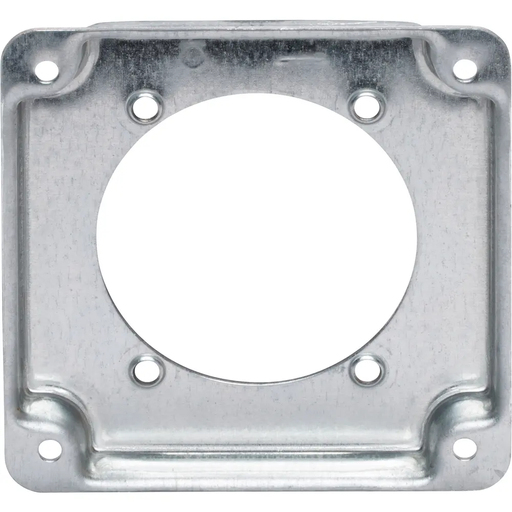 4" Square Industrial Cover w/ Crushed Corners, 2.625" Power Outlet, 30 - 60A,