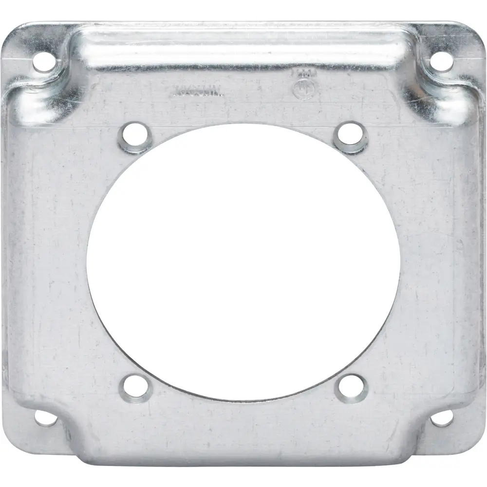 4" Square Industrial Cover w/ Crushed Corners, 2.625" Power Outlet, 30 - 60A,