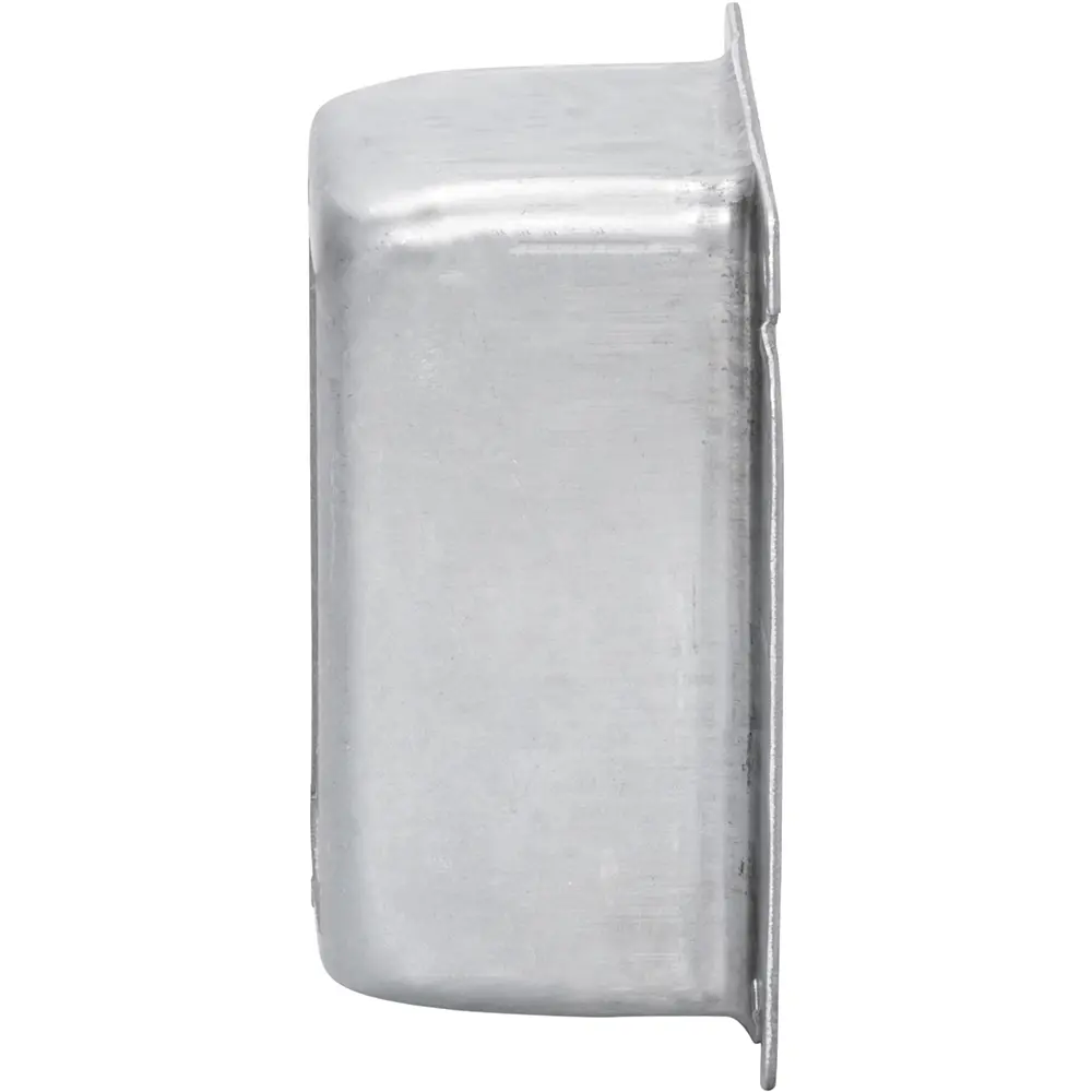 4" Square Single-Gang Device Ring, 2" Raised, 14.4 Cu. In.