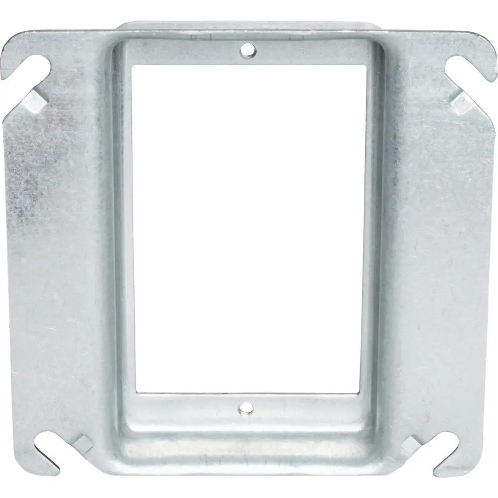 4" Square Single-Gang Device Ring, 5/8" Raised, 4.3 Cu. In.