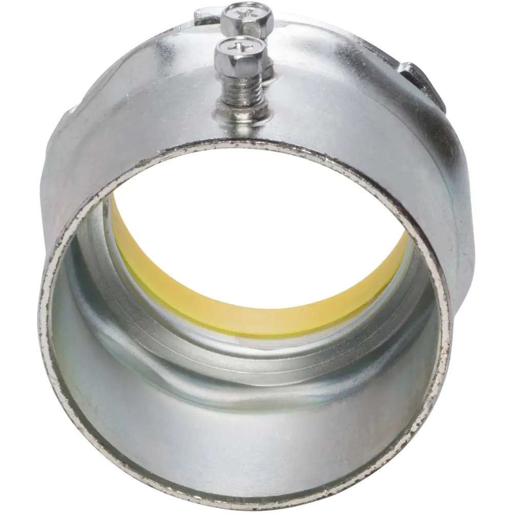 4" Steel Set Screw Connector w/ Insulated Throat 1 4" Steel Set Screw Connector w/ Insulated Throat