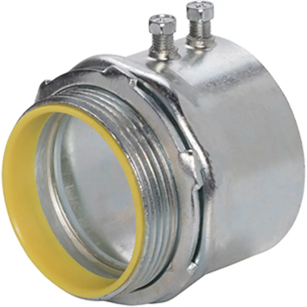 4" Steel Set Screw Connector w/ Insulated Throat 3 4" Steel Set Screw Connector w/ Insulated Throat