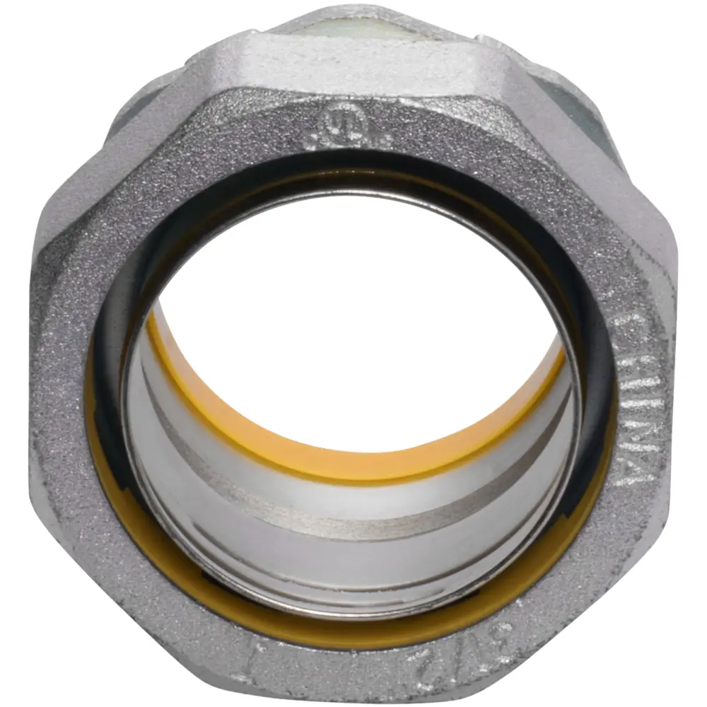 4" Straight Liquid Tight Connector, Malleable Iron 2 4" Straight Liquid Tight Connector, Malleable Iron