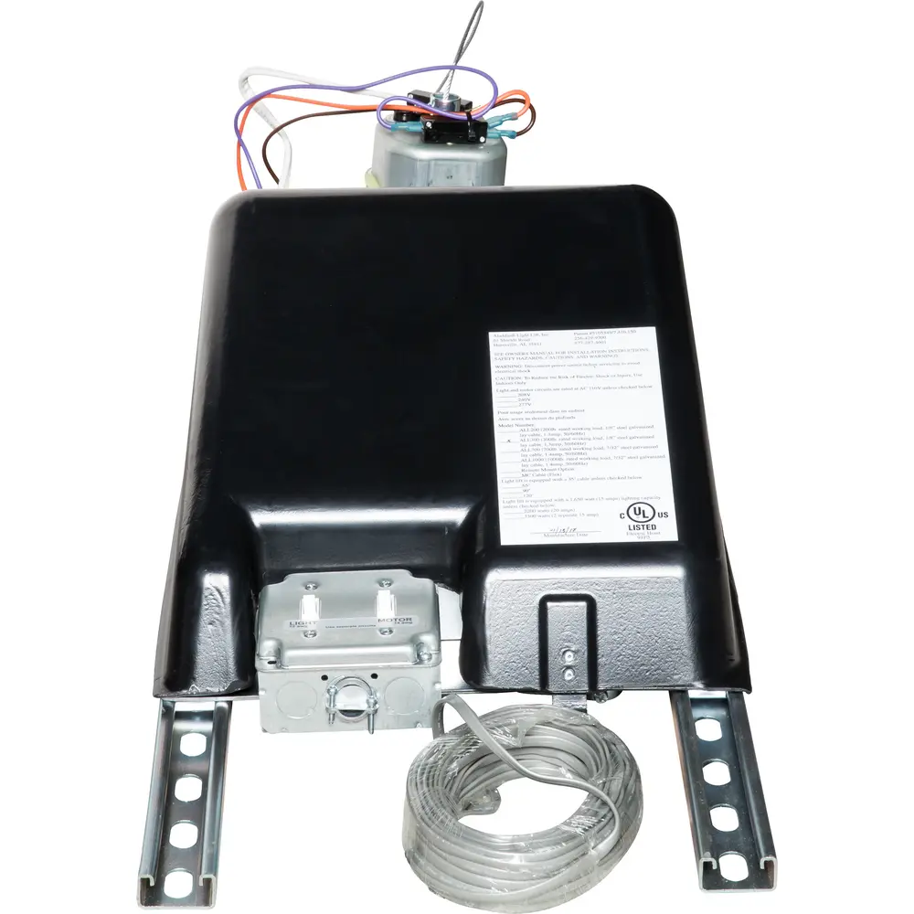 Residential Grade Standard Mount Motorized Light Fixture Lift System 300LB
