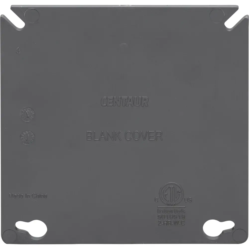 4" x 4" Blank Cover 1 4" x 4" Blank Cover