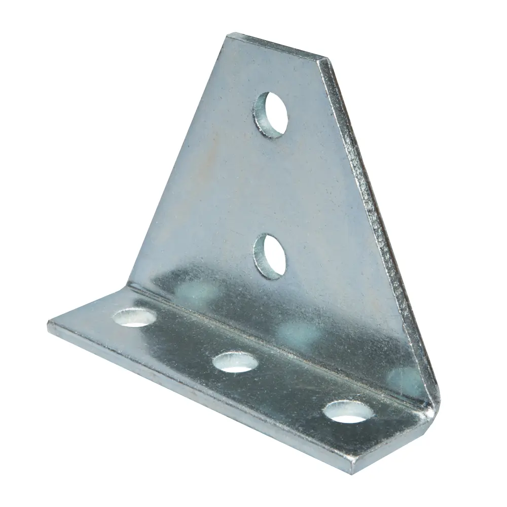 5-Hole Cross Gusset Corner Angle Bracket 3 5-Hole Cross Gusset Corner Angle Bracket