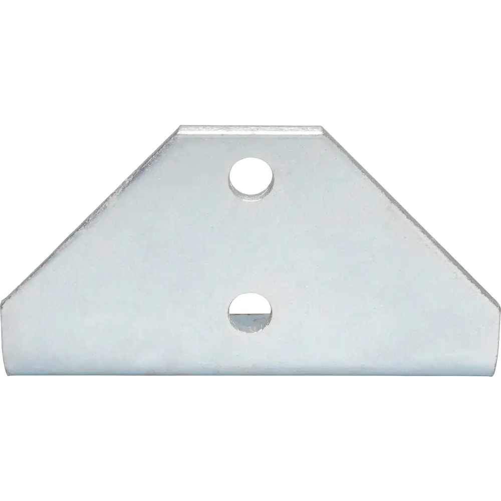 6-5/8" 4-Hole Adjustable Gusset Corner Angle Bracket, Electro-Galvanized