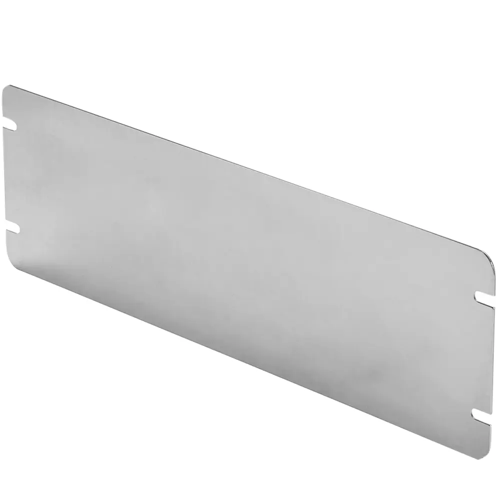 6-Gang Flat Blank Cover, Steel