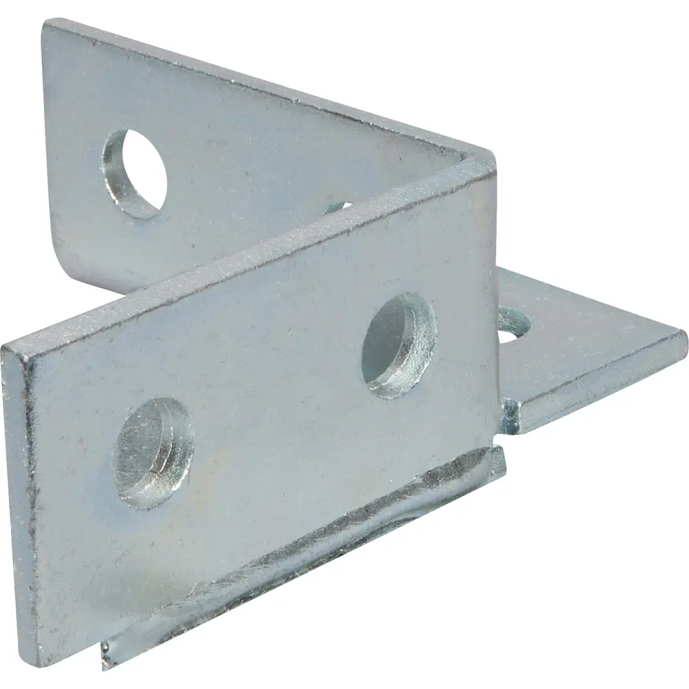 6-Hole Gusset Left Wing Fitting, Single Corner