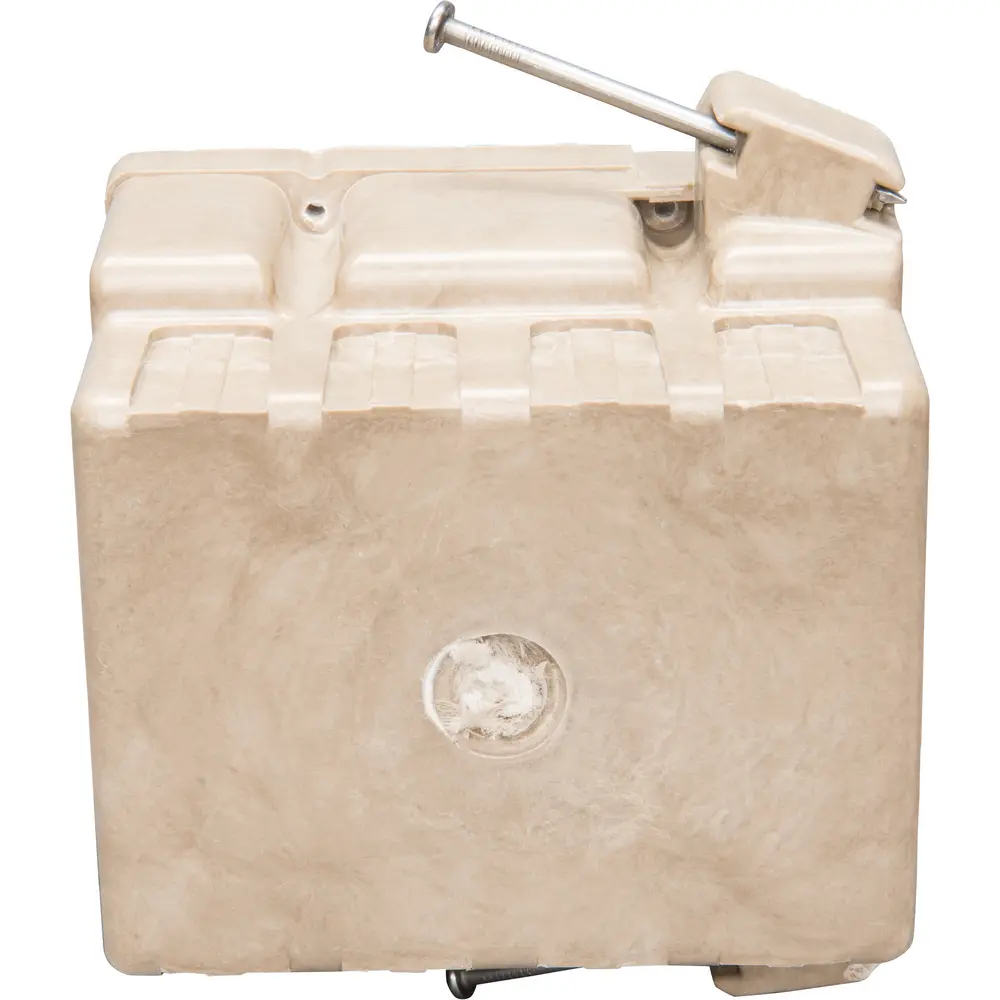 2-Gang New Work Nail-On Box, 32.5 Cu. In., Angled Mid Nails