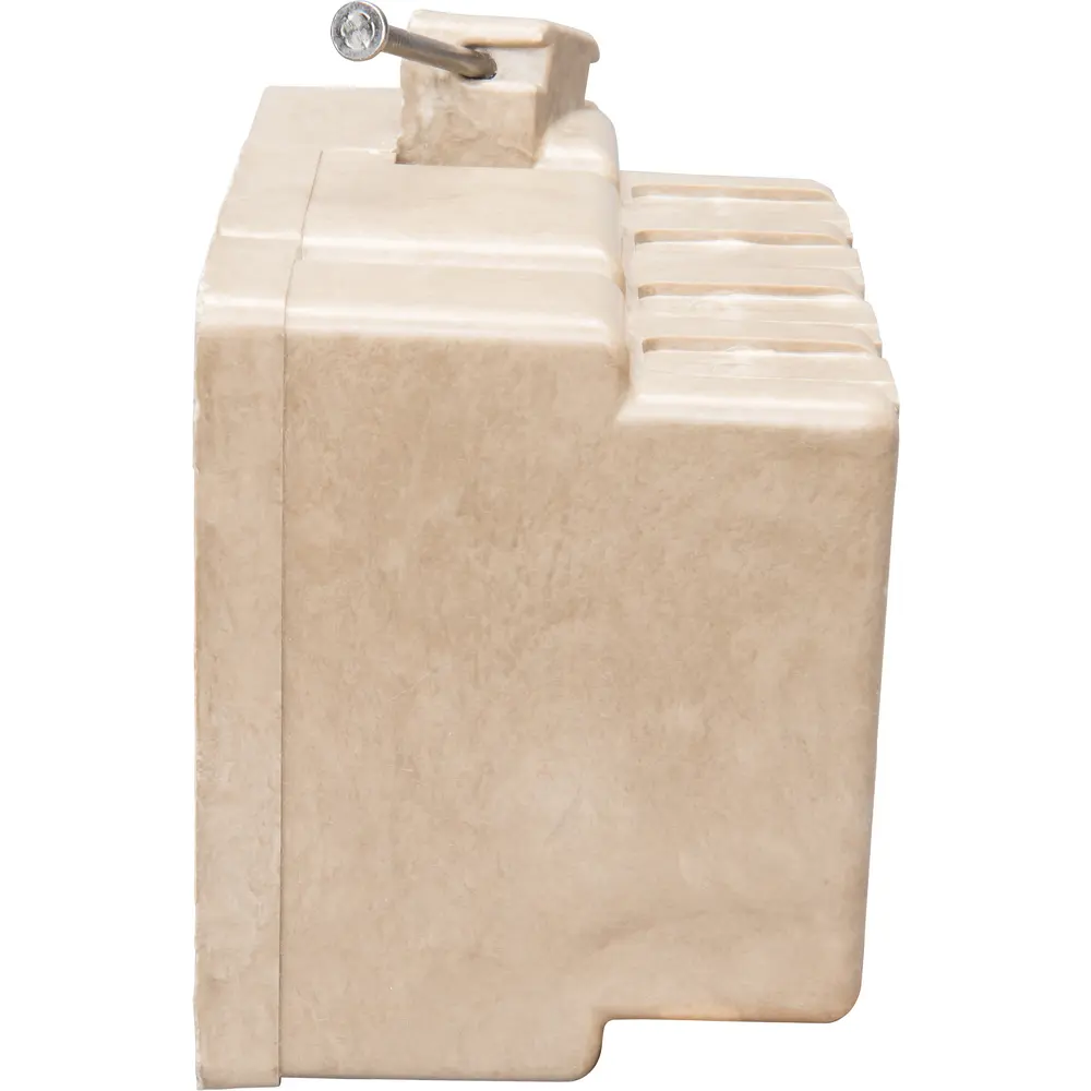 2-Gang New Work Nail-On Box, 32.5 Cu. In., Angled Mid Nails