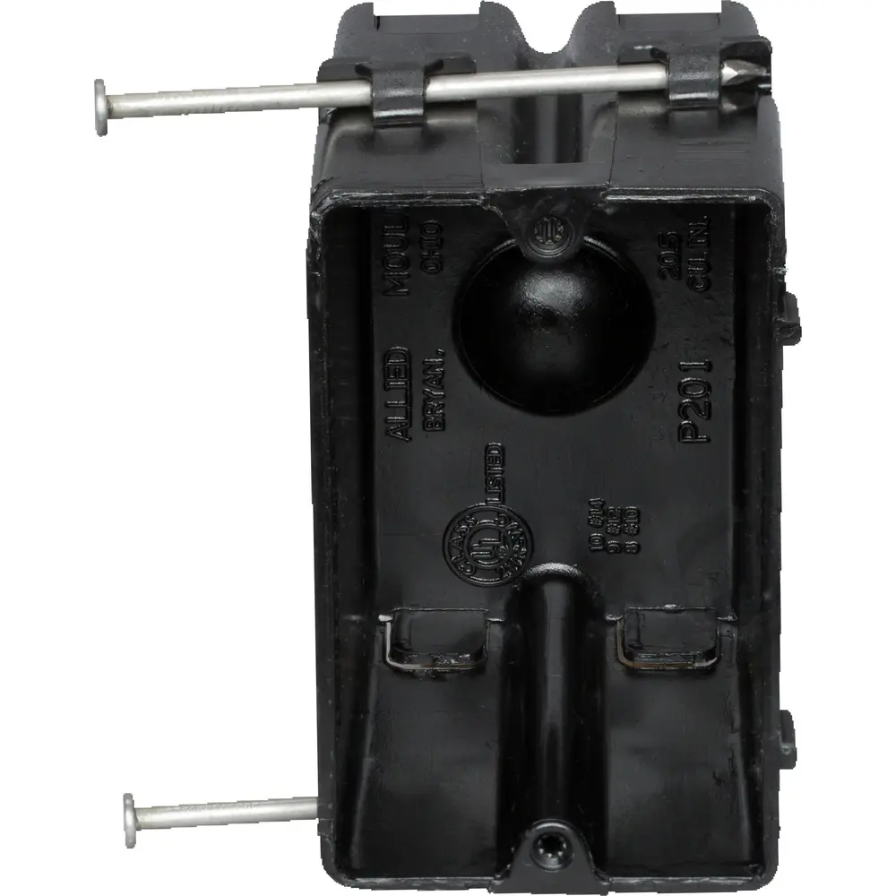 3-1/16" Deep Nail-On Box, New Work, Single-Gang