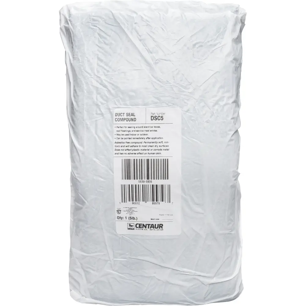 Asbestos-Free Duct Seal Compound, 5 Lb.