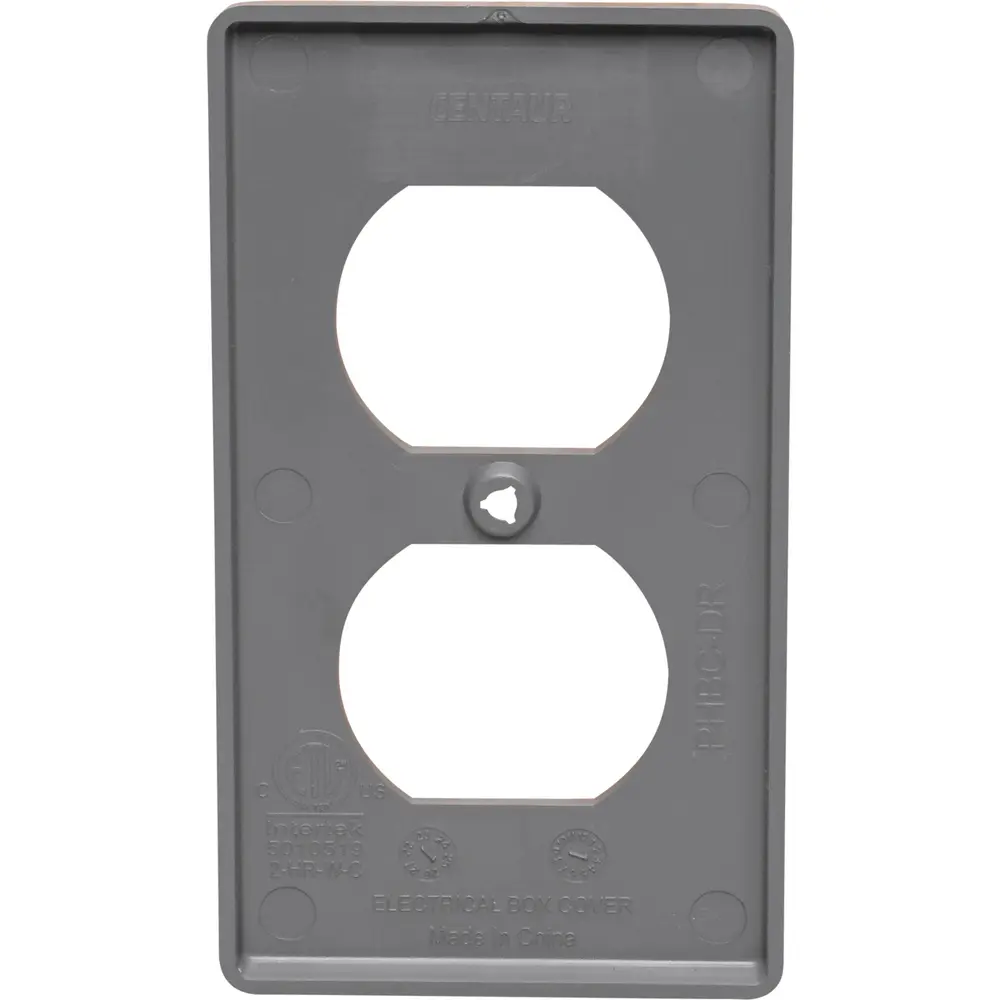 Plastic Handy Box Cover, Duplex Receptacle