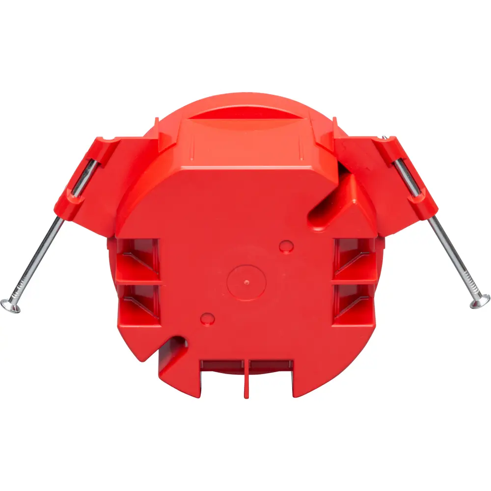 Round Nail-On Switch Box, 20 Cu. In., Red