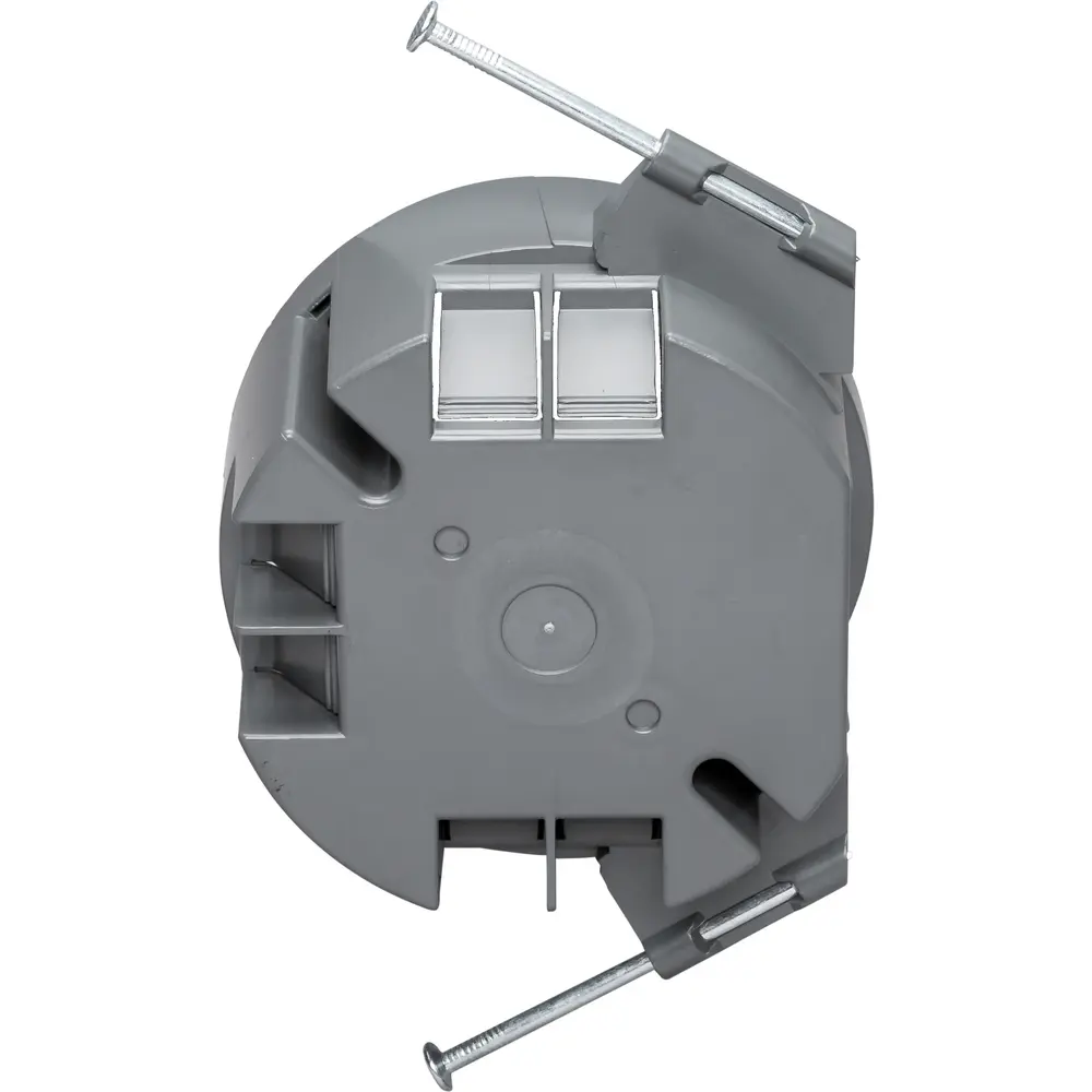 Round Nail-On Switch Box w/ Ground Clip, 20 Cu. In.
