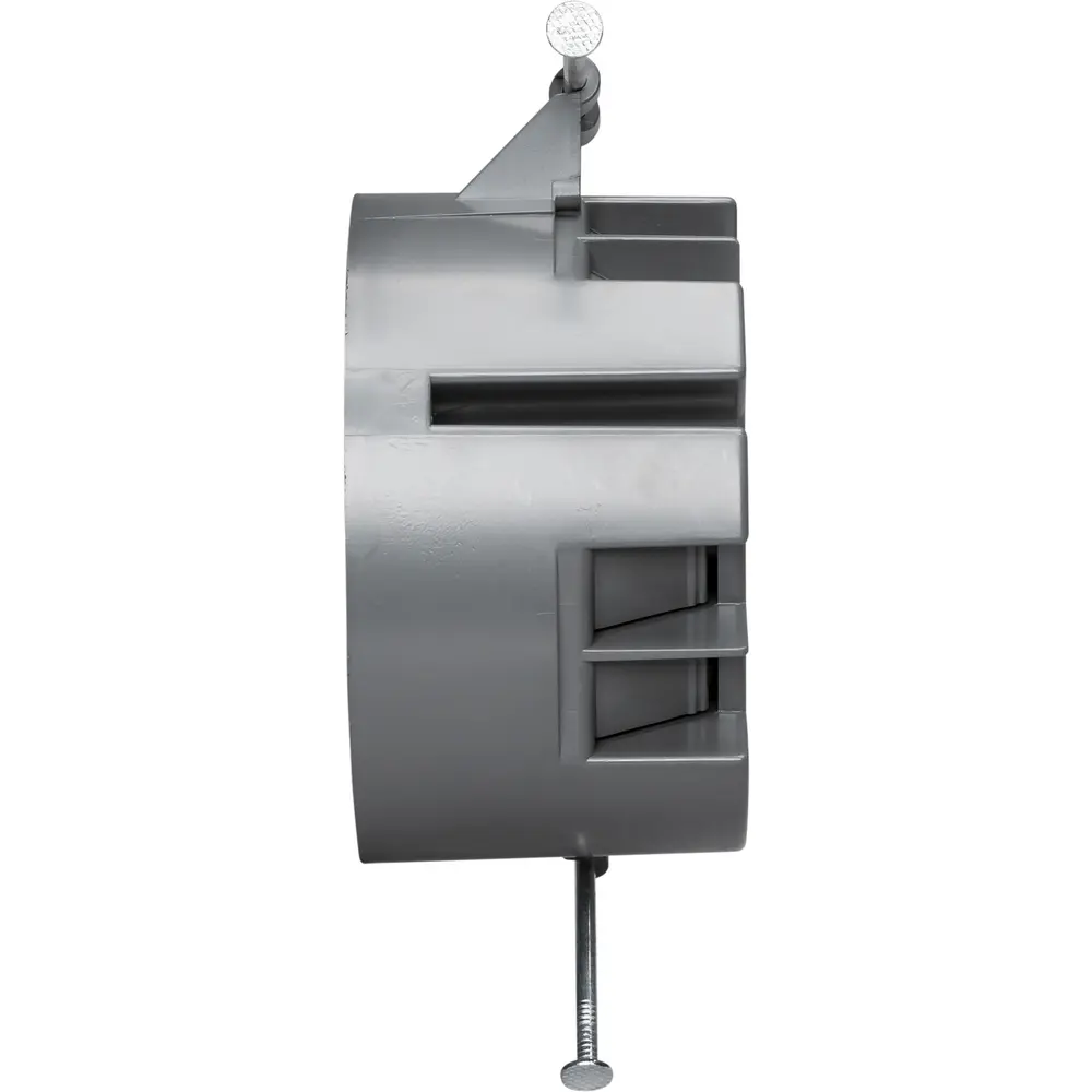 Round Nail-On Switch Box w/ Ground Clip, 20 Cu. In. 3 Round Nail-On Switch Box w/ Ground Clip, 20 Cu. In.