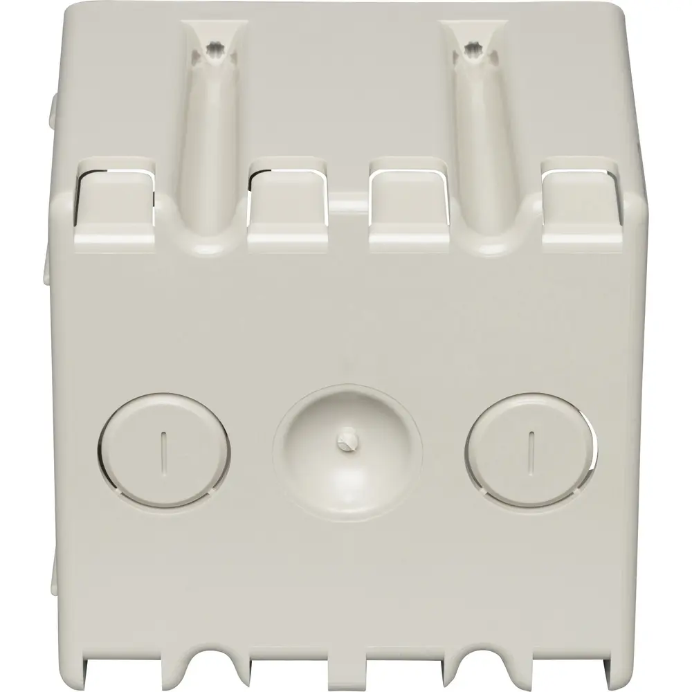 43.0 Cu. In. 2-Gang Adjustable Electrical Box, Polycarbonate, Biege