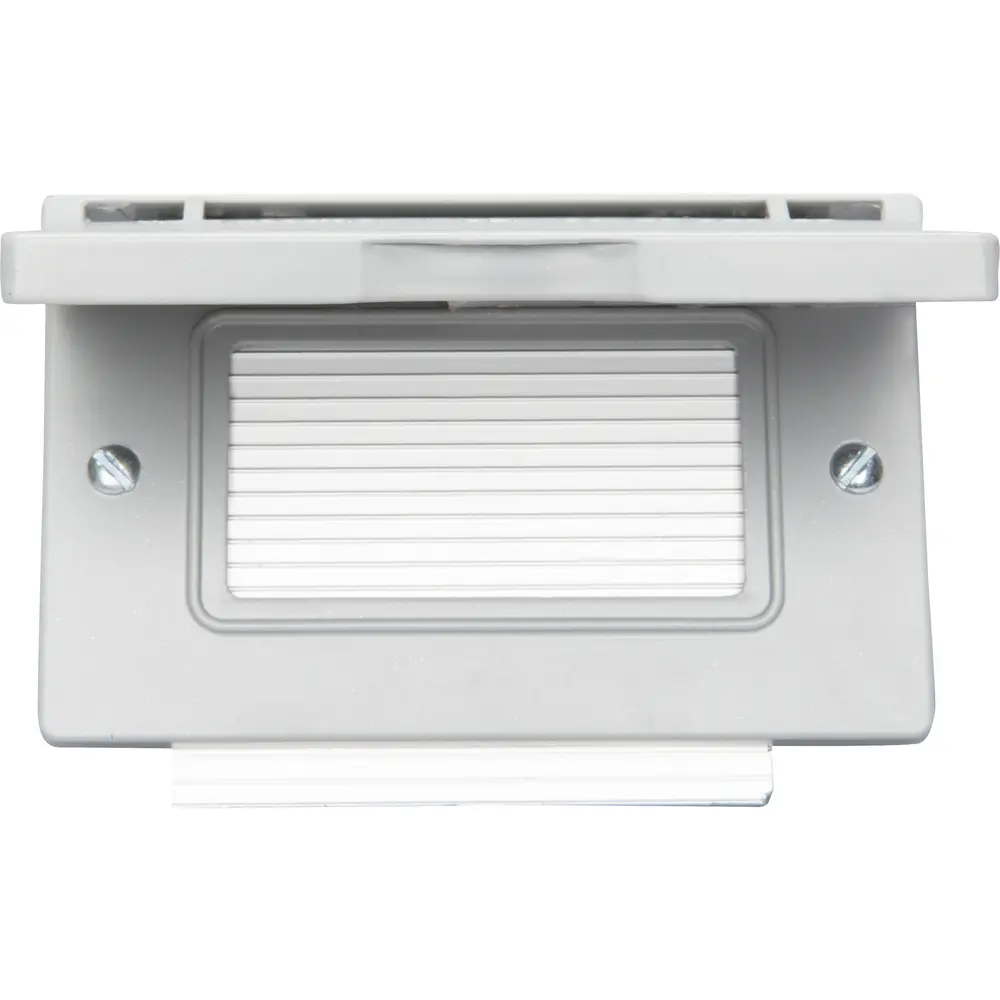 Single-Gang GFCI Cover, Horizontal, Die-Cast Aluminum, Gray 2 Single-Gang GFCI Cover, Horizontal, Die-Cast Aluminum, Gray