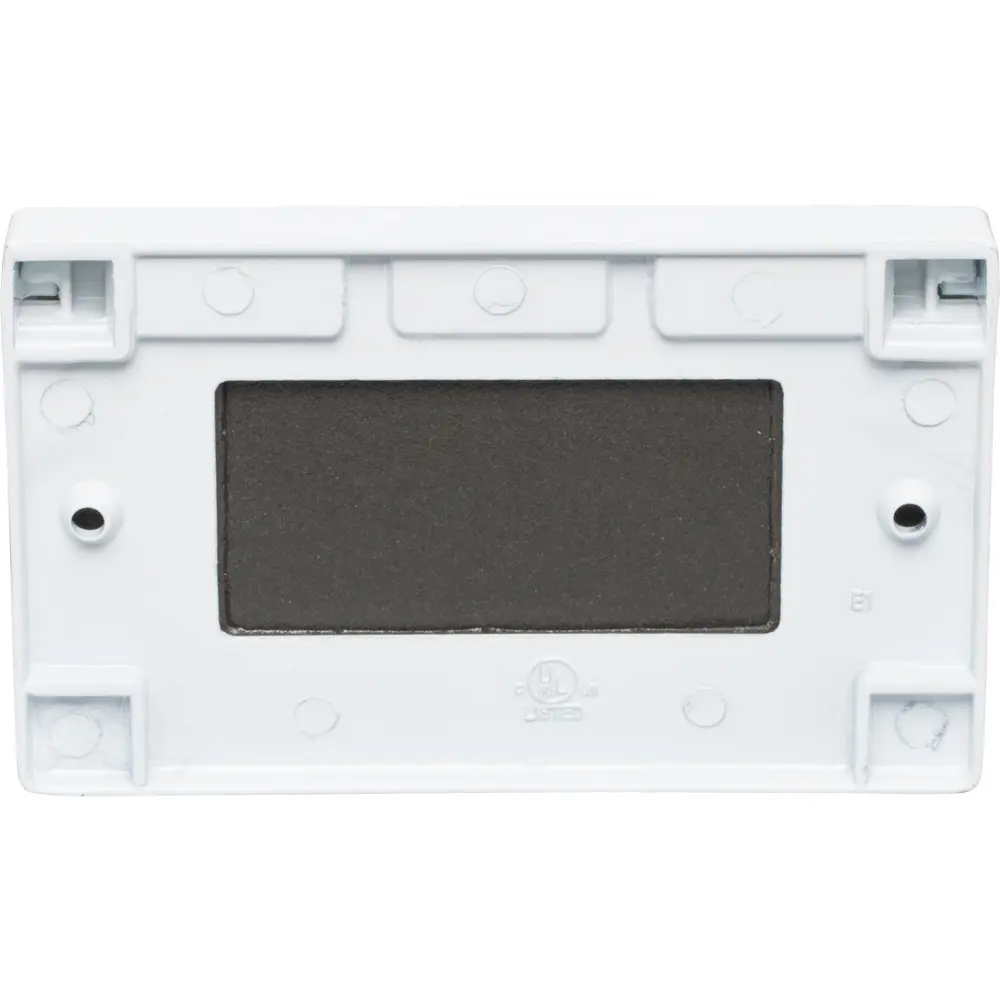 Single-Gang GFCI Cover, Horizontal, Die-Cast Aluminum, White 1 Single-Gang GFCI Cover, Horizontal, Die-Cast Aluminum, White