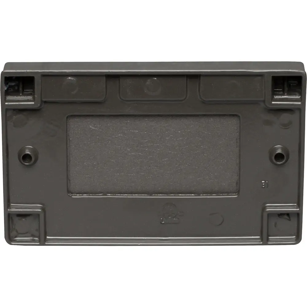 Single-Gang GFCI Cover, Horizontal, Die-Cast Zinc, Bronze