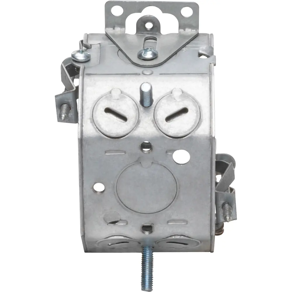 Single-Gang Old Work Gangable Box w/ Non-Metallic Clamps, 2-1/4" Deep