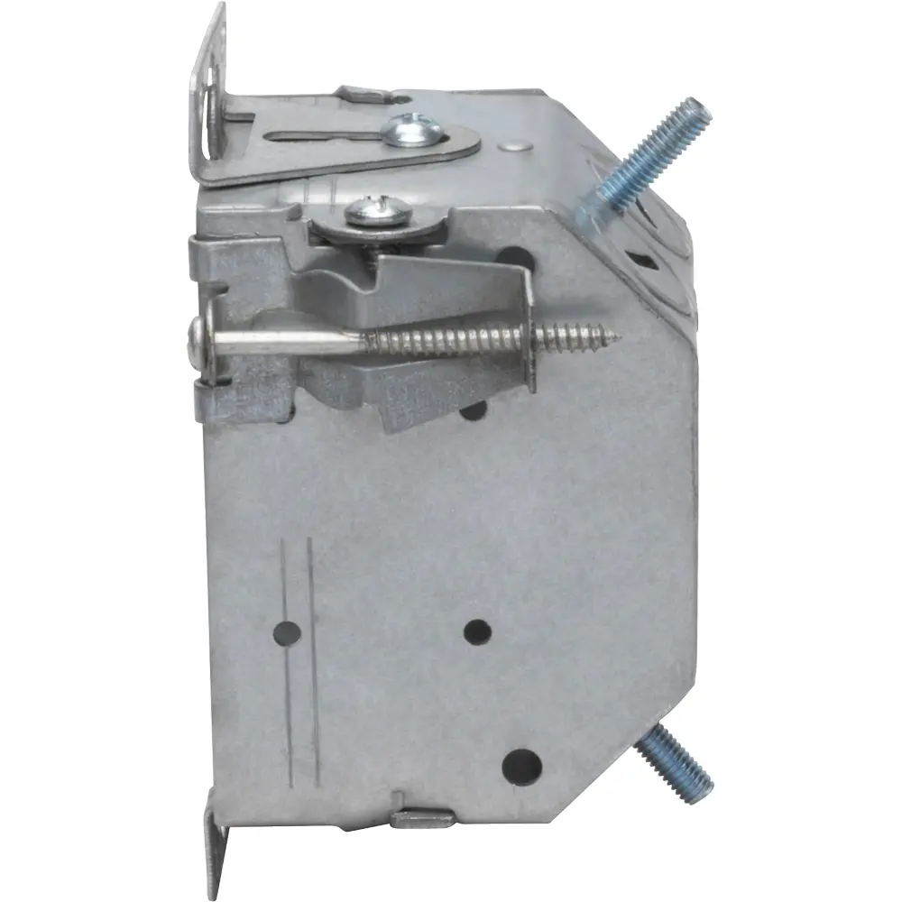 Single-Gang Old Work Gangable Box w/ Non-Metallic Clamps, 2-1/4" Deep
