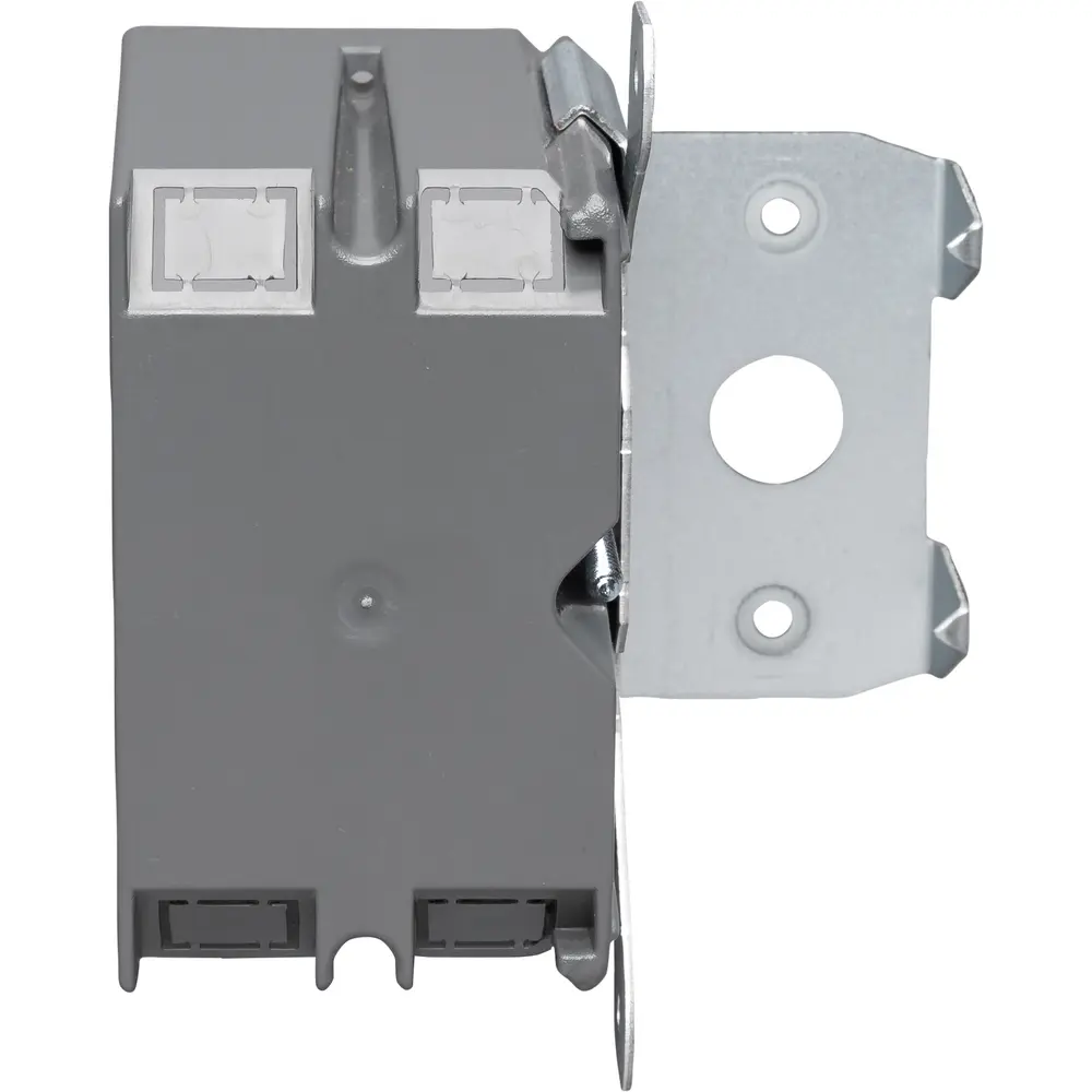 Single-Gang Plastic Switch Box, Adjustable, 21 Cu. In. 1 Single-Gang Plastic Switch Box, Adjustable, 21 Cu. In.