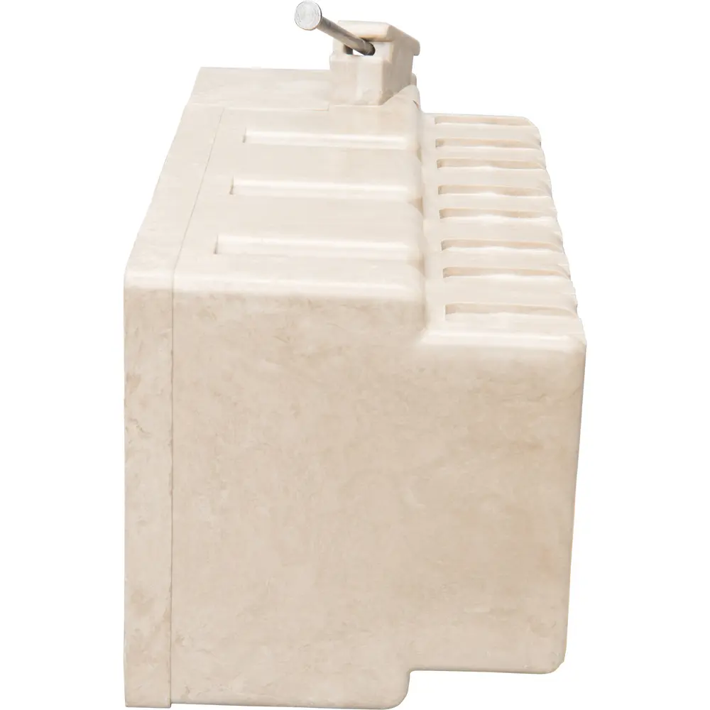 4-Gang Nail-On Electrical Box w/ Nails, 75 Cu. In., Off-White