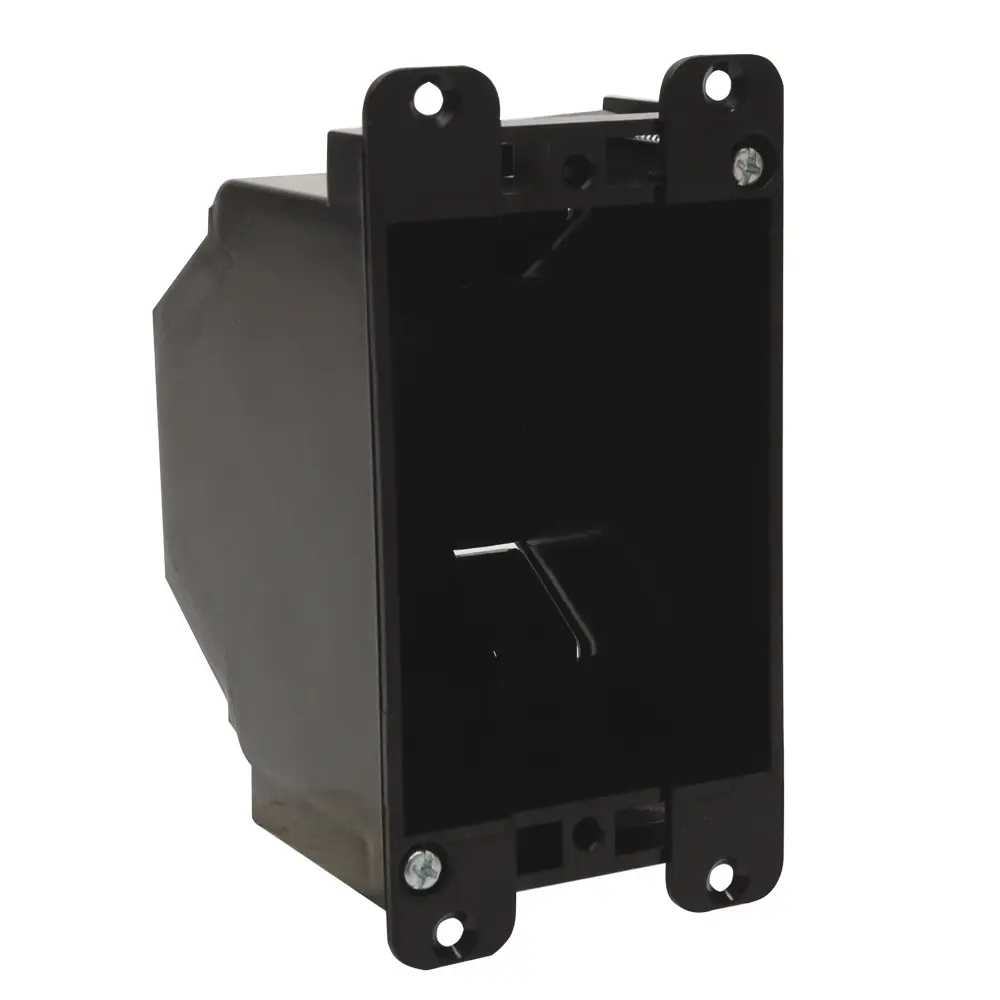 Single-Gang Plastic Switch Box, Old Work, 20 Cu. In. 1 Single-Gang Plastic Switch Box, Old Work, 20 Cu. In.