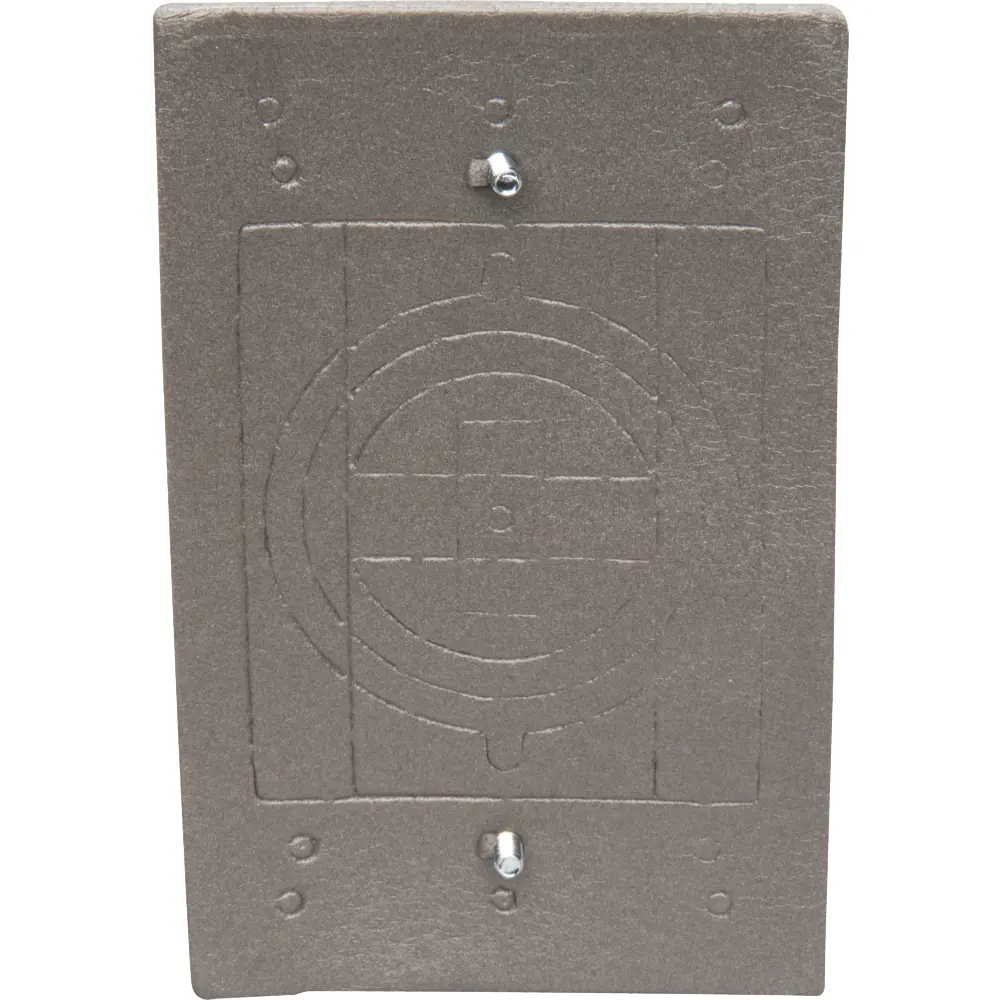 Single-Gang Weatherproof Blank Cover, Bronze